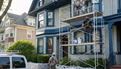 Boston, MA painting contractor delivering professional interior and exterior painting services
