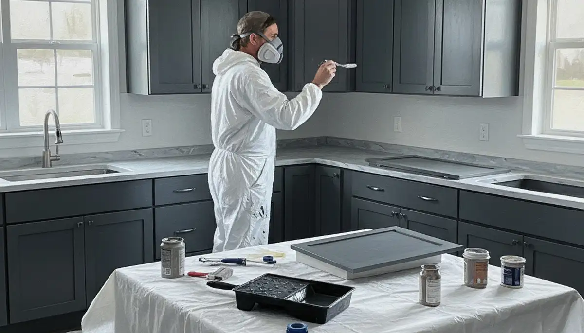 Boston cabinet painting service for durable finishes in humid homes and historic kitchens