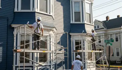 Boston, MA painting contractor providing interior and exterior house painting services