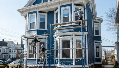 Boston, MA painting contractors providing professional interior and exterior painting services