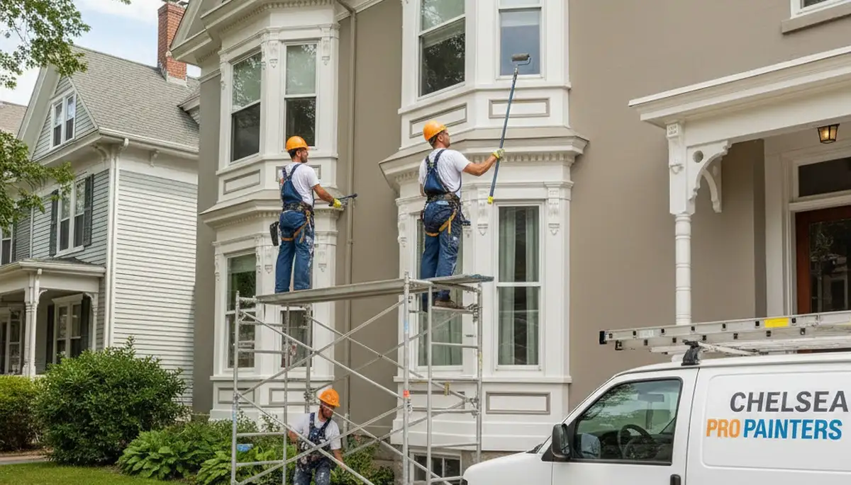 Boston, MA painting contractor providing professional interior and exterior house painting services