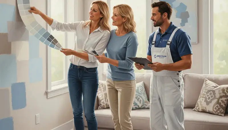 Boston, MA color consultation for home painting with expert paint palette selection