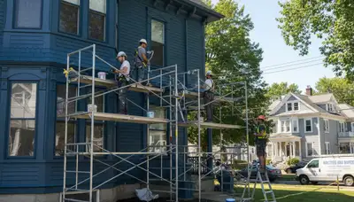 Boston, MA painting contractor for residential and commercial interior and exterior painting services