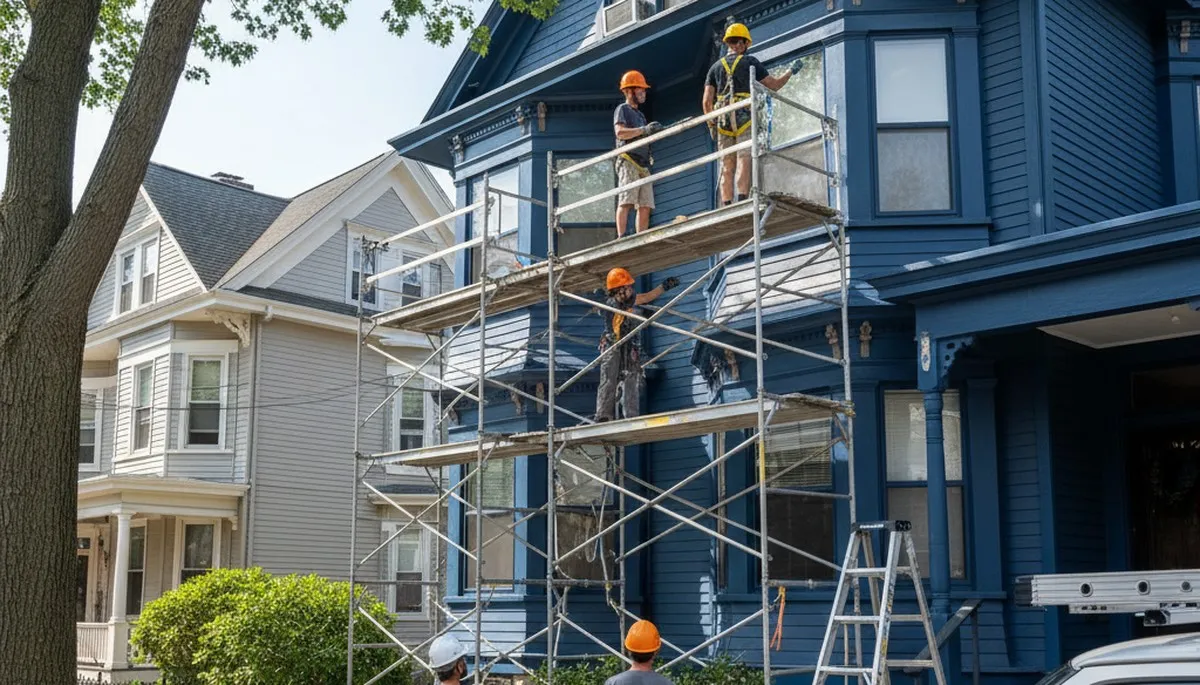 Boston, MA painting contractor providing professional interior and exterior house painting services