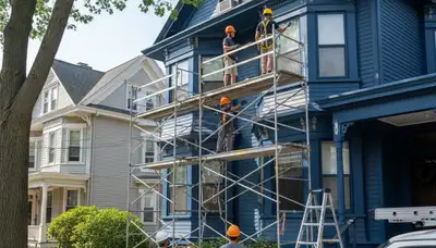 Boston, MA painting contractor providing professional interior and exterior house painting services