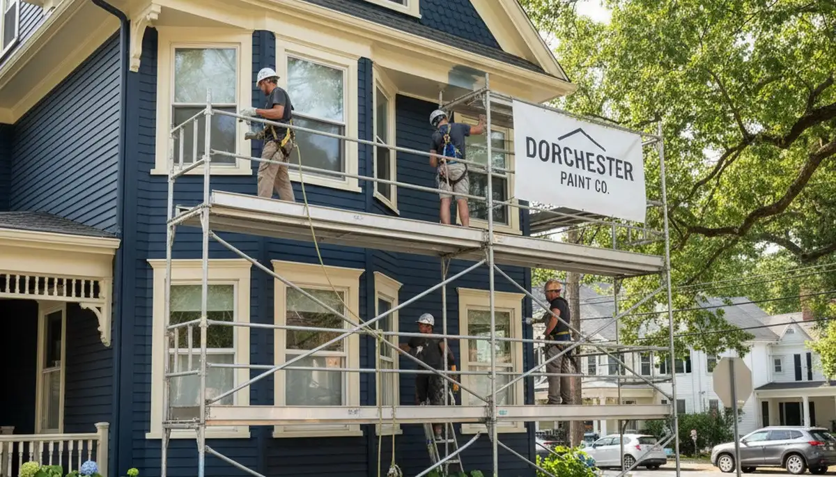 Boston, MA painting contractor providing professional interior and exterior house painting services