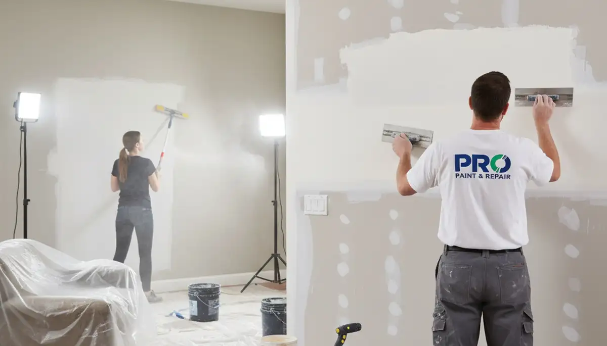 Boston, MA drywall repair for cracks, holes, and water damage by Boston Paint Pros