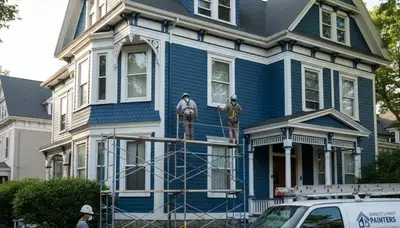 Boston, MA painting company team providing professional residential and commercial painting services