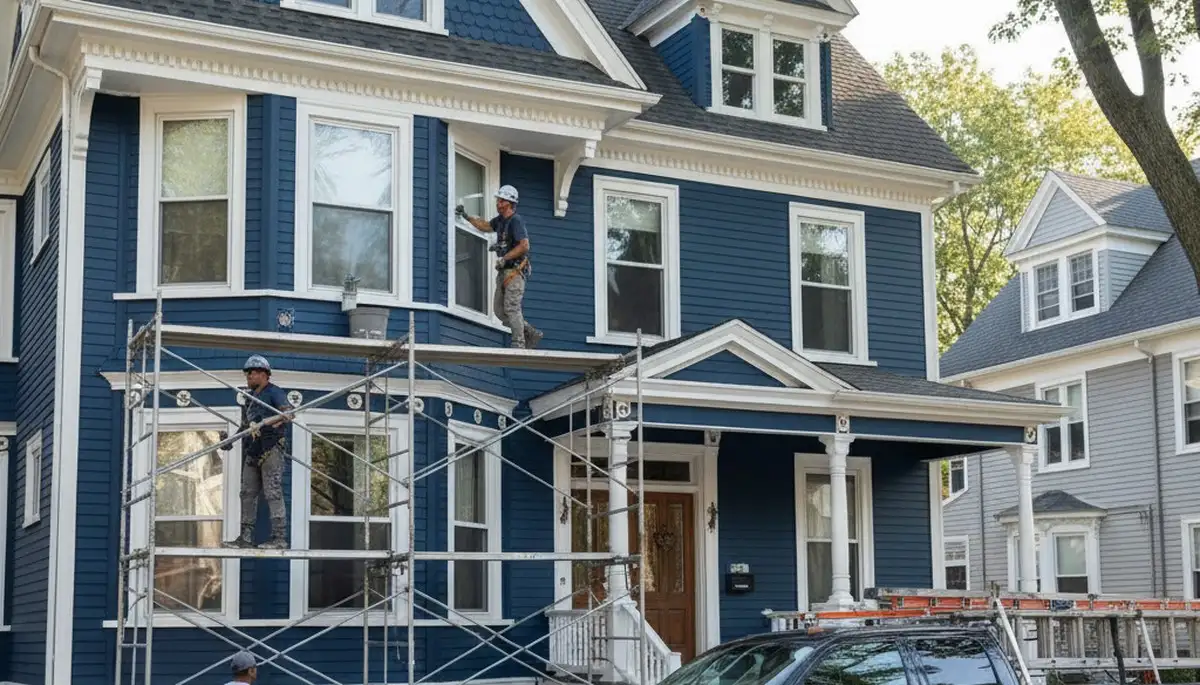 Boston MA painting contractors offering interior and exterior house painting services
