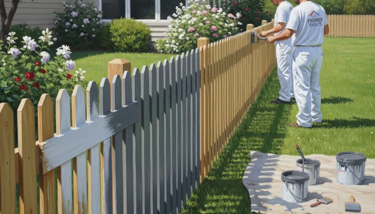 Boston fence painting service in Boston, MA for durable exterior wood protection