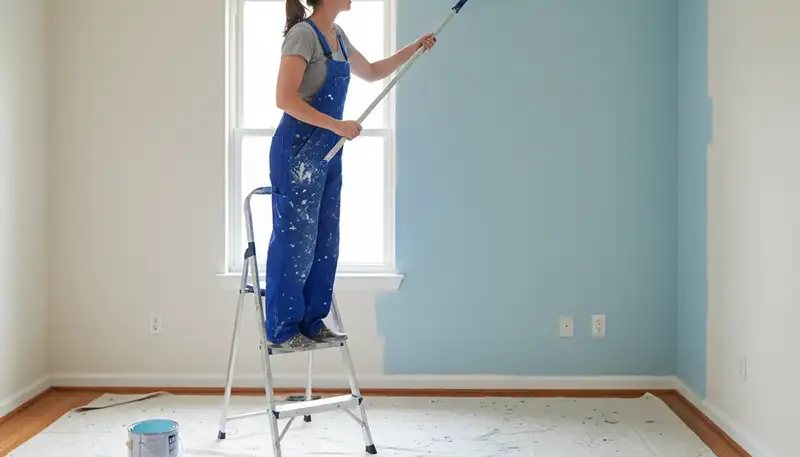 Boston interior house painting service for older homes with color consultation in Boston, MA