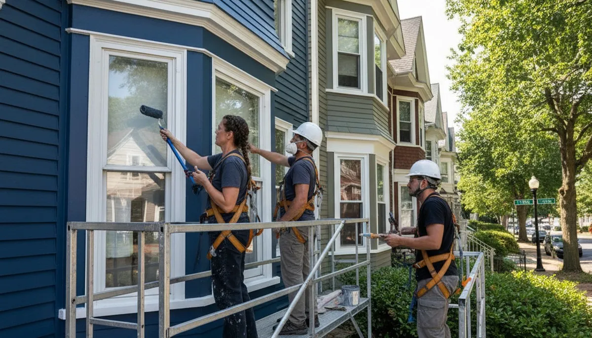 Boston, MA painting contractor providing professional interior and exterior painting services