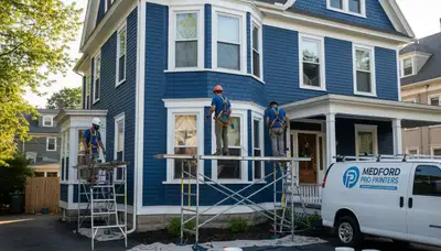 Boston, MA painting contractor delivering professional interior and exterior house painting services