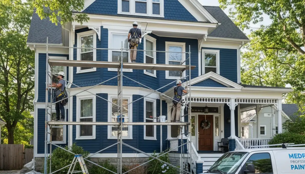 Boston, MA painting contractor providing professional interior and exterior house painting services