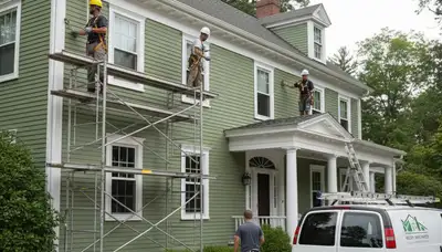 Boston, MA painting contractor for interior and exterior house painting services