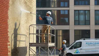 Pressure cleaning in Boston, MA for siding, brick, and concrete by Boston Paint Pros