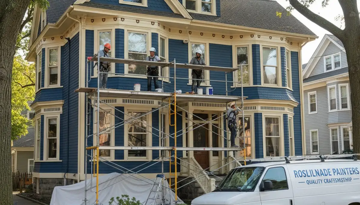 Boston, MA painting crew providing professional interior and exterior painting services