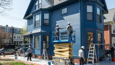 Boston, MA painting contractors for interior and exterior house painting services
