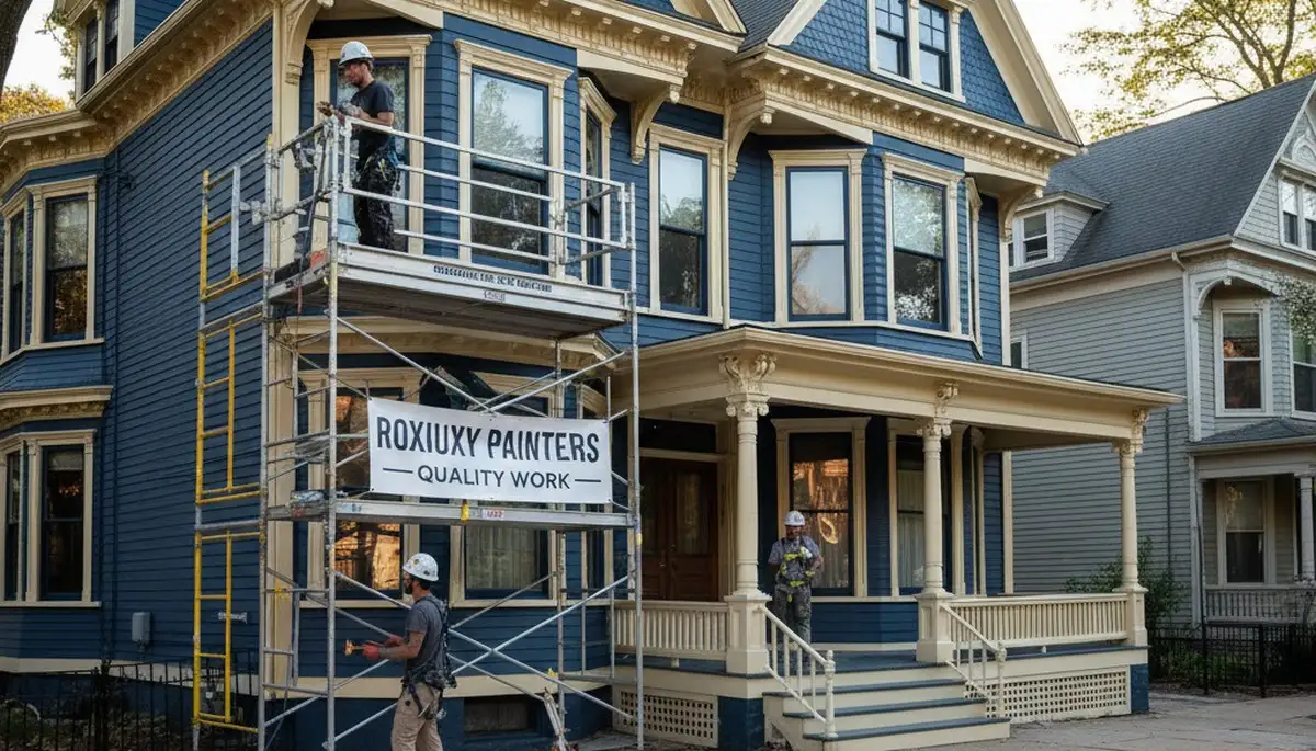 Boston, MA painting contractor on an area service page for Boston Paint Pros