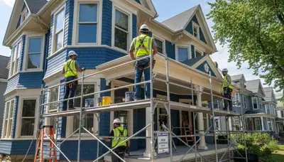 Boston, MA painting contractor providing professional interior and exterior painting services