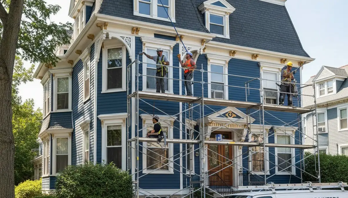 Boston, MA painting contractors providing professional interior and exterior painting services