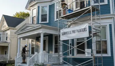 Boston, MA painting contractor for residential and commercial interior and exterior painting services